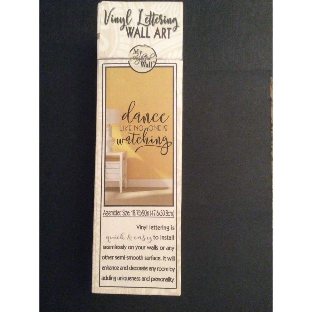 Vinyl Lettering Wall Art B26